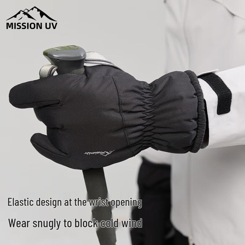 MISSION UV Мужские теплые ветрозащитные перчатки с сенсорным экраном