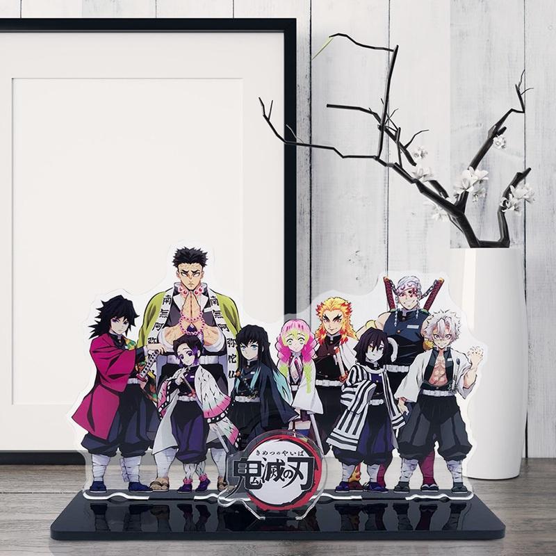 Аниме Demon Slayer стоячая фигурка Kimetsu No Yaiba настольная подставка миниатюрная фигурка декор