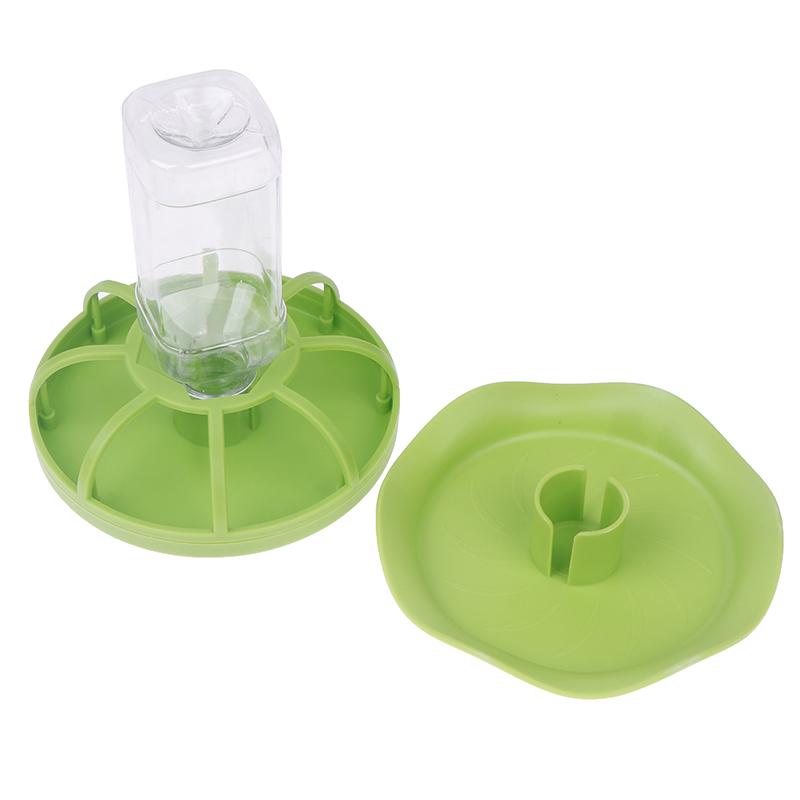 Диспенсер для питья воды для рептилий, миска для еды, кормушка для ящериц и гекконов, круглая миска, поилка для черепах, бутылка для питья, кормушки для рептилий