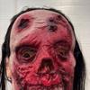 New Killer Clown Full Face Ghost Mask with Wig Latex Headgear Horror Mask Costume COS