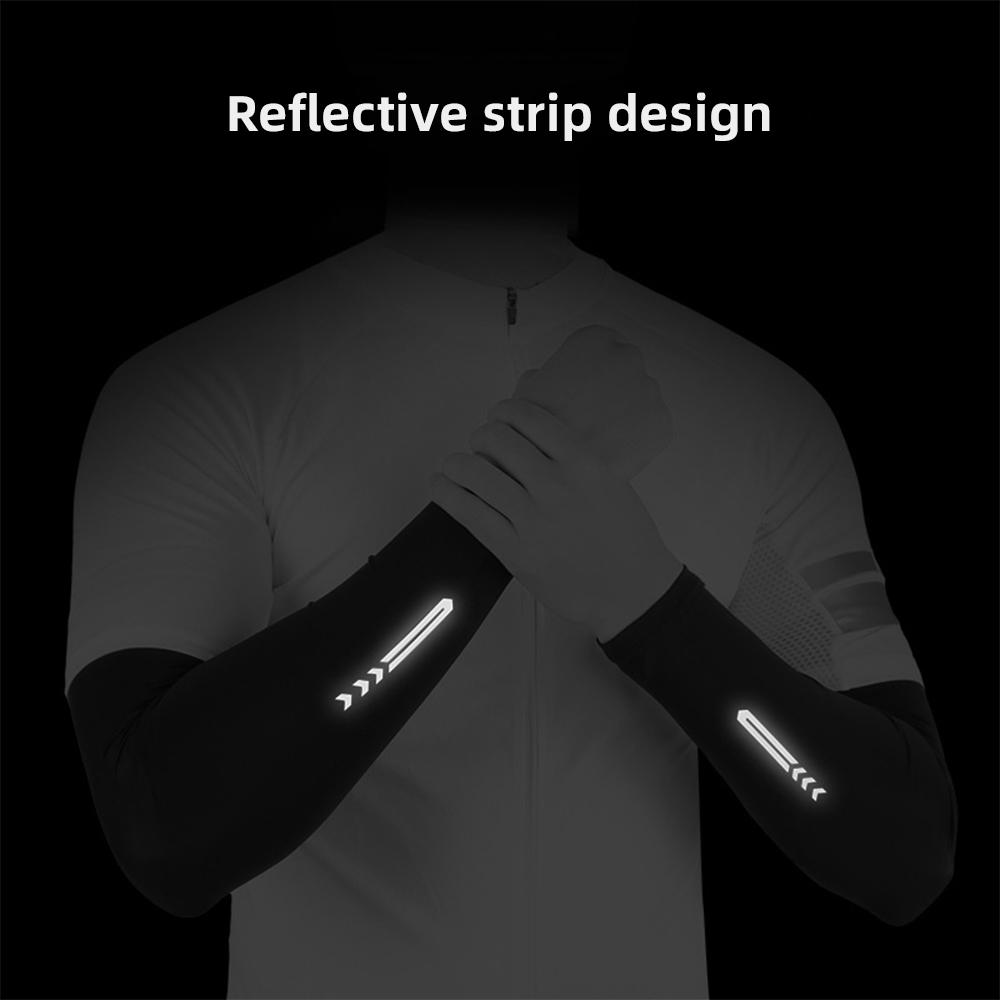 1 Pair UV Protection Cooling Arm Sleeves Sun Sleeves UPF 50 Sports Sleeve for Outdoor Cycling