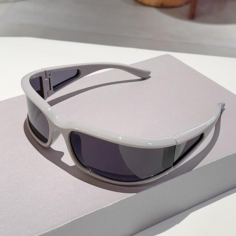 Спортивные солнцезащитные очки Y2k Мужские Новые в обертке Круглые Защитные Велосипедные Очки Женские Модные Защита от УФ-лучей Ветрозащитные Солнцезащитные очки