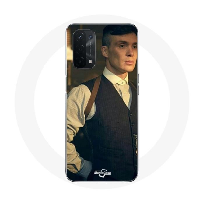 Coque pour Oppo A74 5G - Peaky Blinders - Thomas Shelby - Souple - Synthétique - Mixte