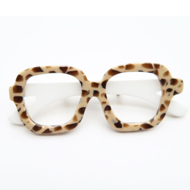 Бестселлер Yi'ai: Европейско-американская акриловая брошь в форме очков - Уникальный стиль, аксессуар-корсет