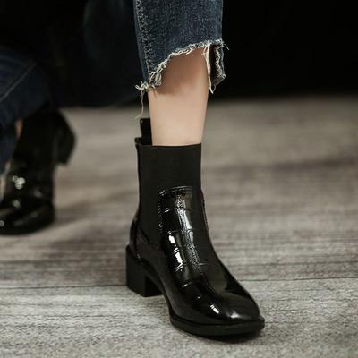 Женские ботильоны, короткие туфли для женщин, с острым носком, на очень высоком каблуке, рабочая эластичная обувь, ботильоны с удобной ПУ