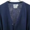 Спортивная одежда 70-х 80-х винтаж кардиган с длинным рукавом M синий мужской б/у
