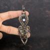 Copper Stichtite Pendant Copper Wire Wrapped Pendant Copper Jewelry Rainbow Moonstone Pendant Handmade Jewelry Gemstone Pendant Gift For Her