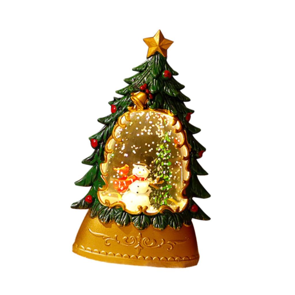 5,7-дюймовый светодиодный фонарь в форме рождественской елки на батарейках, украшение стола на Рождество