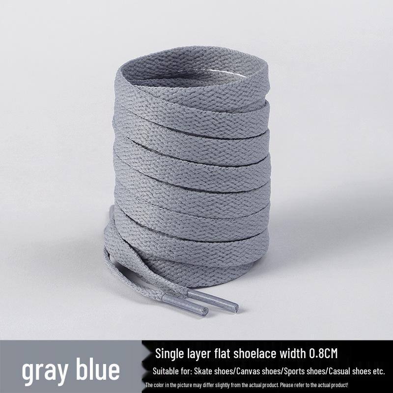 Flat Shoelaces for Canvas Sports & Skate Shoes, Casual Boots, Little White Shoes, Unisex Pure White Shoelaces