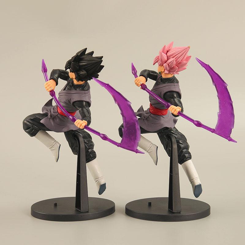 22 см Аниме Dragon Ball Z Фигурка Действия Черный Сон Гоку Замасу С Косой Боевая Кукла ПВХ Коллекционная Модель Игрушка Подарок Ребенку