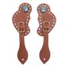 Spur Straps Set of 2 Equestrian Cowboy Boots Equipment Adjustable Western Rodeo Pasture Accessories