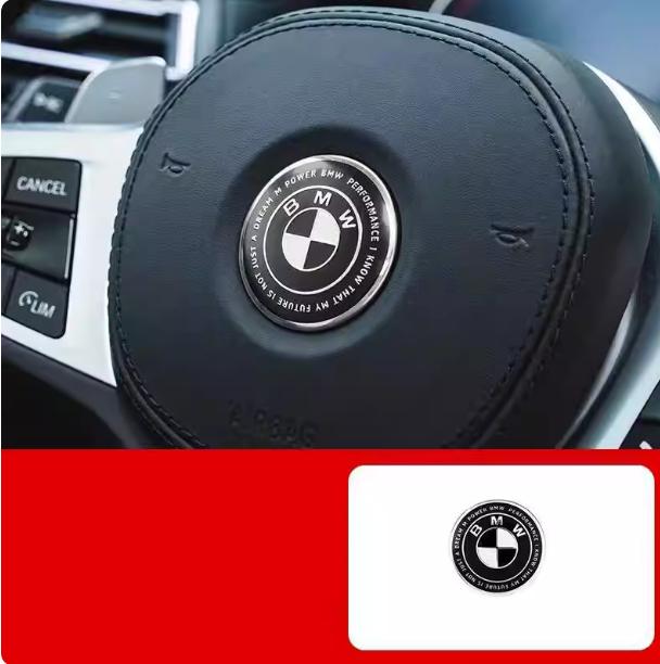 1 шт. Наклейка на центр руля автомобиля, внутренняя отделка для BMW E36 E46 E53 E90 E60 E61 E93 E87 X1 X3 X5 X6 F30 F20 F10