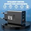 65 Вт быстрое зарядное устройство USB C PD быстрая зарядка QC3.0 Type C телефон зарядное устройство адаптер для iPhone Samsung Xiaomi мобильные телефоны настенные зарядные устройства