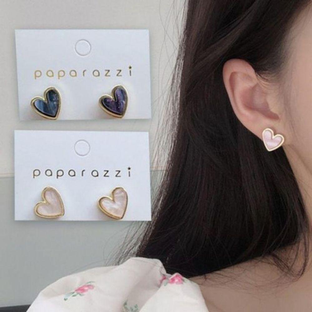 Женские серьги-сердечки из перламутра: Классический повседневный аксессуар