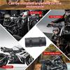 Motorcycle Tool Bag Fork Handlebar Bag Universal Storage Luggage Side Bag Waterproof PU Leather For Harley Touring Softail