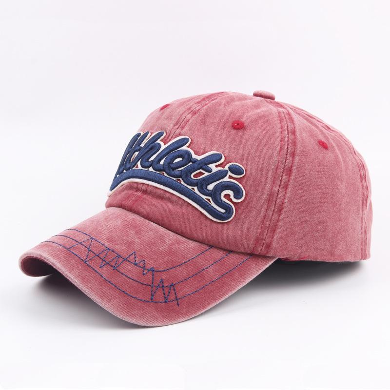 Бейсболка с вышитыми объемными буквами, осенняя хлопковая кепка с козырьком для улицы
