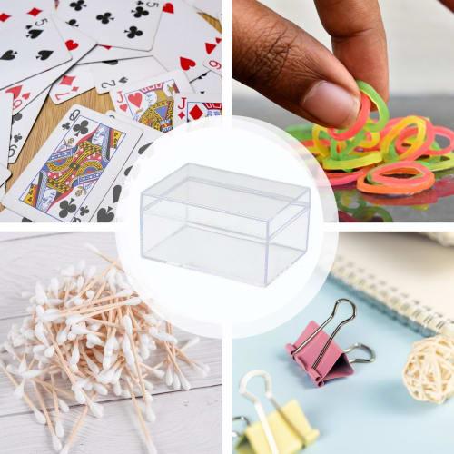 Коробка для хранения игральных карт, Прямоугольный дисплейный кейс для колод, Коробка-держатель для игральных карт для коллекционных и игровых карт
