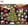 Puntos Home Christmas Decoration Wall Window Glass Xmas Stickers Decal Patch Decor