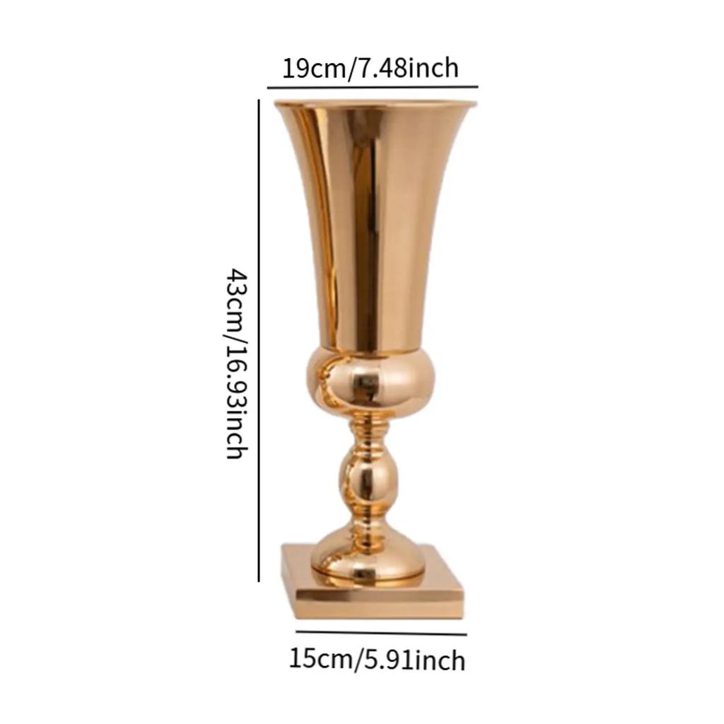 Горячая Свадебная Центральная Композиция Ваза для Цветов Металлическая Элегантная Подставка для Цветов для Церемонии Свадебная Композиция Вечеринка Настольная Внутренняя Наружная