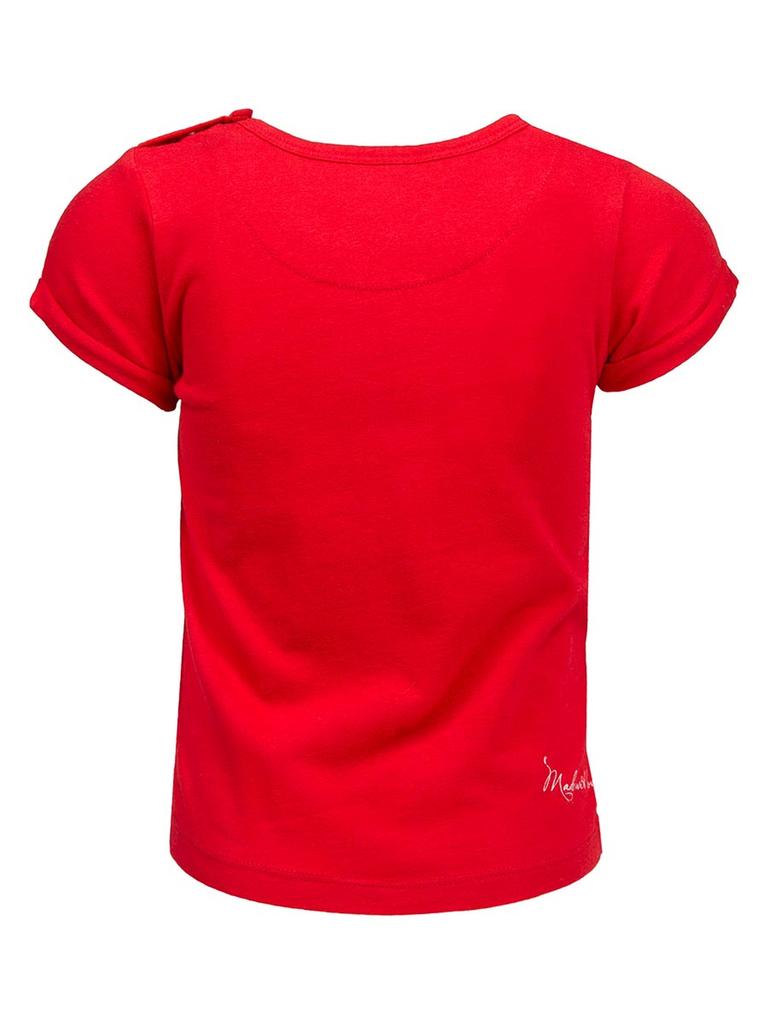 T-Shirt Dziewczęcy, Czerwony, 6, Lief