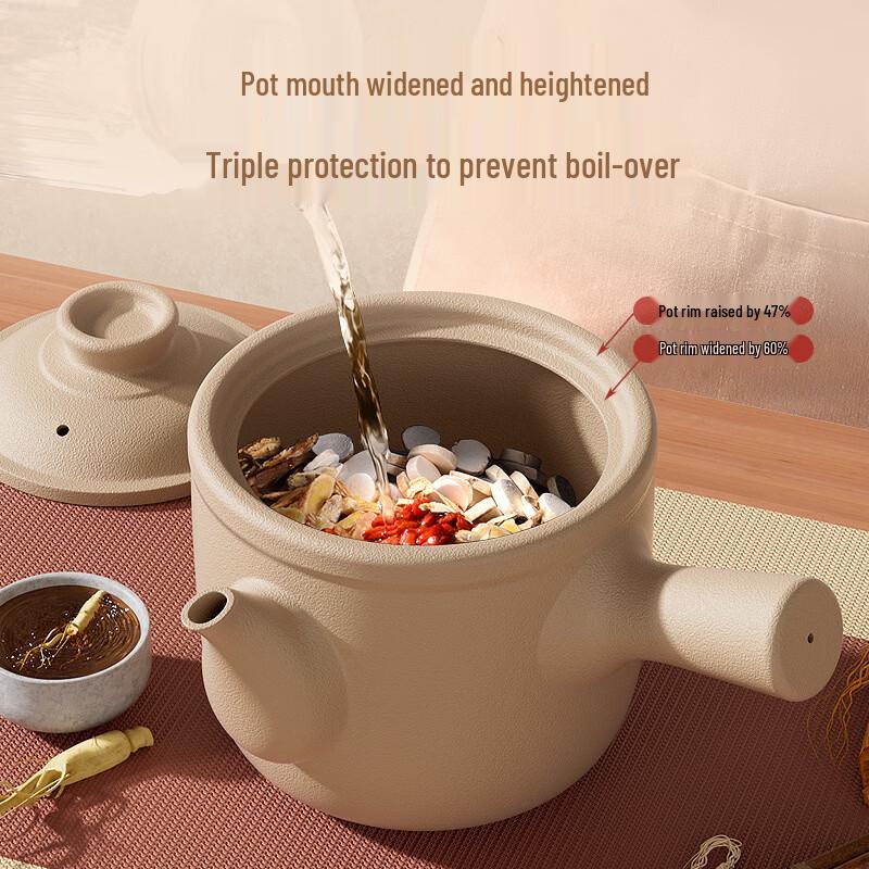 WUHE Traditional Chinese Medicine Clay Pot, 5.0L