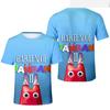 Garten of Banban T-Shirts Cartoon Horror Game 3D Print Boys Girls Fashion Oversized Short Sleeve T Shirt Kids Tees Tops Clothing