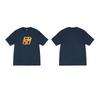 Mens Oversized Cotton Tee With Bold Letter Print Casual Short Sleeve T-Shirt Youth Streetwear