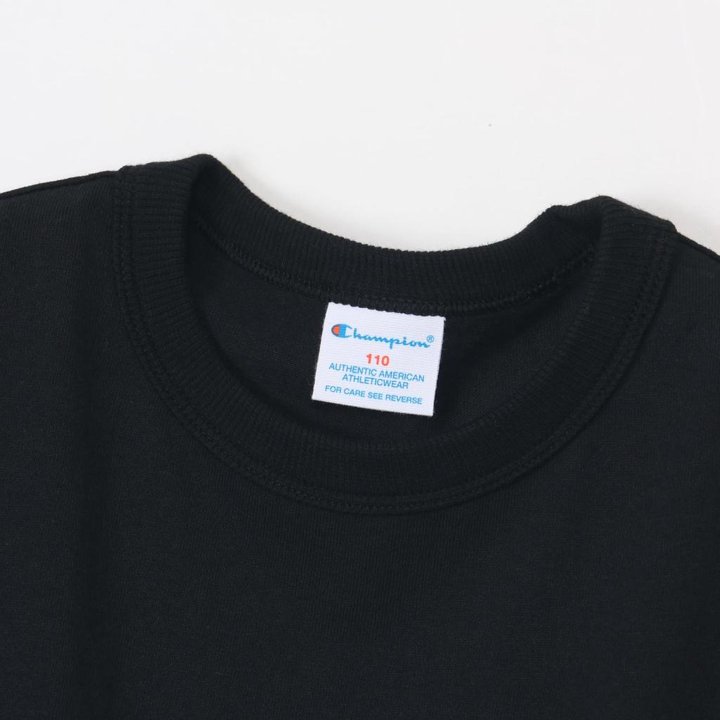 Champion Short Sleeve Crew Neck Relax Graphic Logo Short Sleeve Pocket Kids' T-Shirt, 100% Cotton, Fit, Print, T-Shirt, Basic, CKSX338Z-114-150