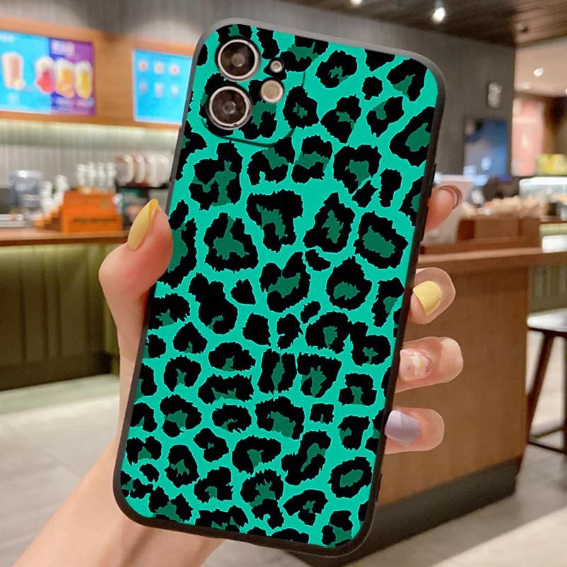 Чехол с узором для Samsung Galaxy S24 S23 S21 S20 S22 FE Ultra 5G S10 S9 S8 S10E Plus Lite Leopard, силиконовый противоударный чехол