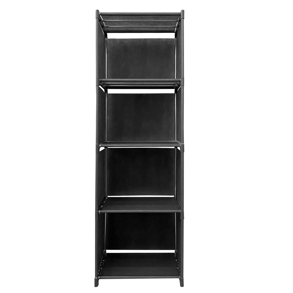 Стеллаж для хранения вещей Nyana Home, 5 ярусов, ПВХ и ткань, 125x41x29 см