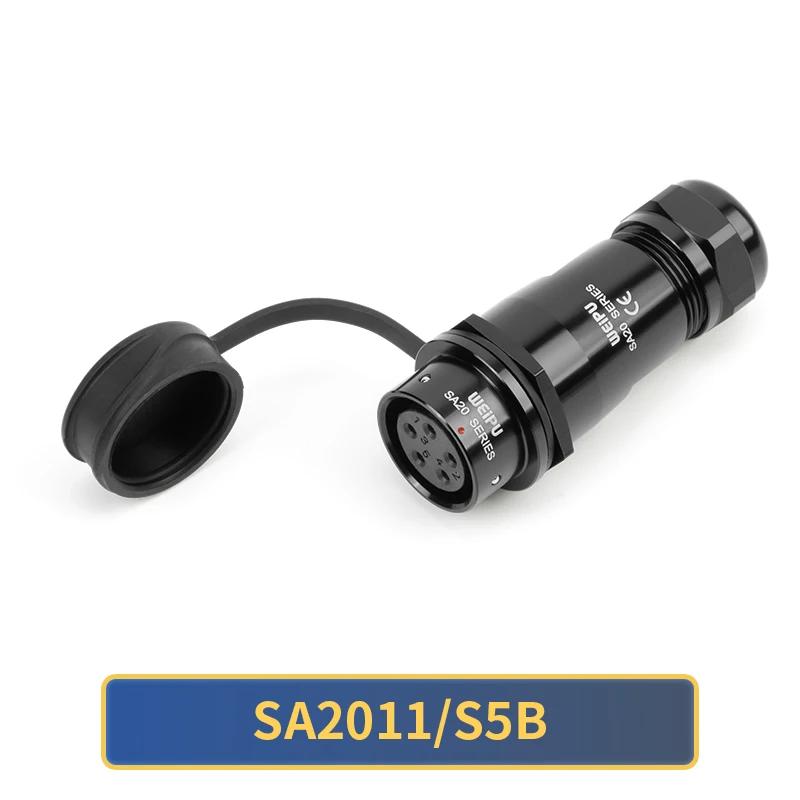 WEIPU SA20 SA2010/P SZ2011/S Waterproof M20 Electrical Connector 2 3 4 5 6 7 8 9 12 15Pin Terminal Block Cable Power Connector