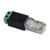 2-контактный терминал RJ45 в RS485 Конвертер Сетевой адаптер RJ45 Male Connector Адаптер-терминал RJ45 Адаптер RJ45 в RS485