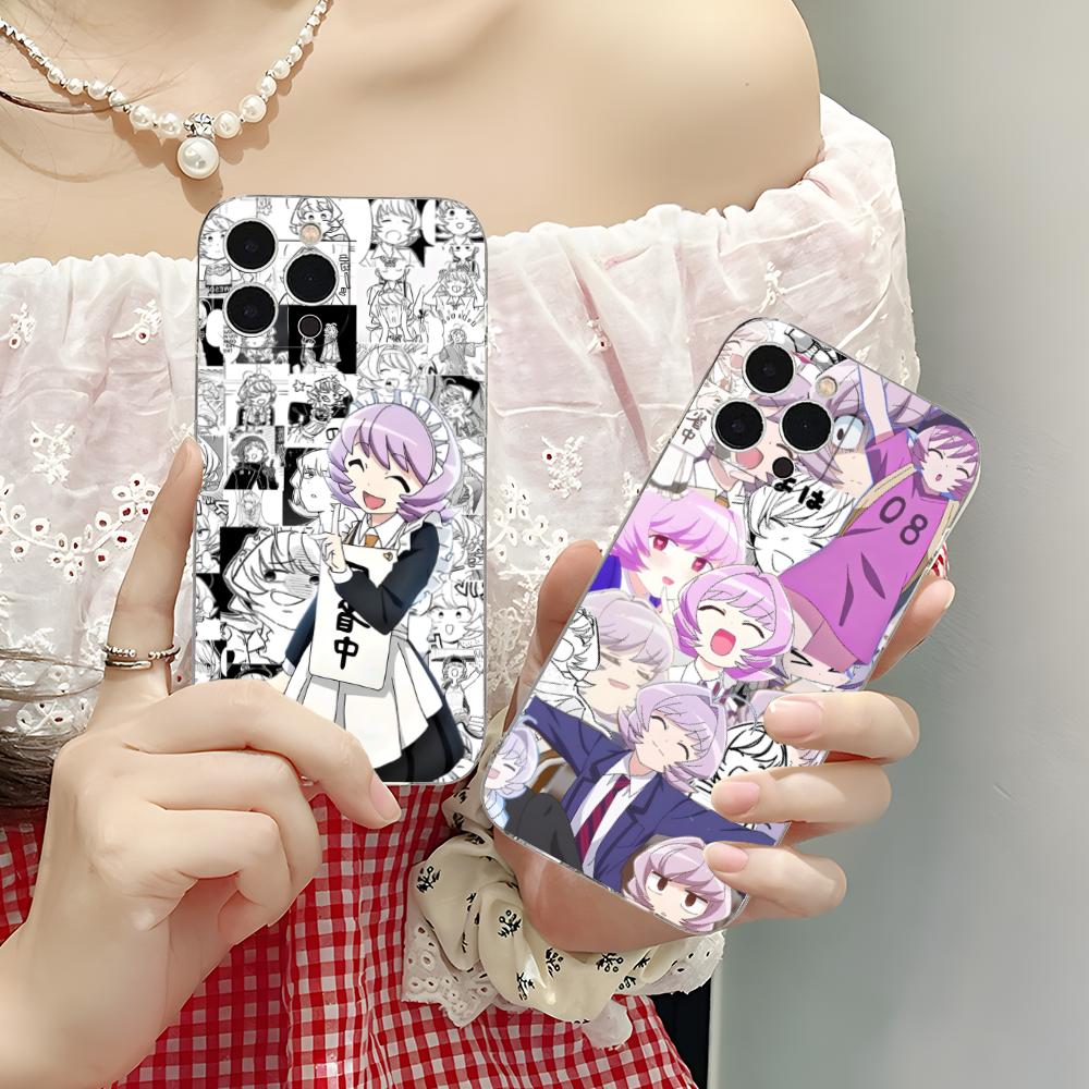 Аниме Наджими Осана Чехол для мобильного телефона для iPhone 17 16 15 14 13 12 11 X XR XS Air Pro Max Plus Mini Прозрачный Цветной Чехол Красивый