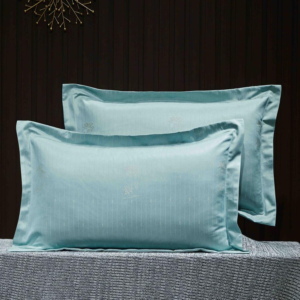 1 пара наволочек-конвертов из атласного жаккарда Tribute, наволочки для взрослых размером 48*74 см, наволочки для комфорта на весну/лето, наволочки без вставок