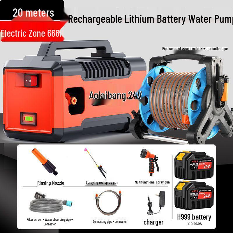 Rechargeable Household Water Pump for Outdoor and Agricultural Use
