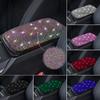 Автомобильный коврик для подлокотника Crystal Auto Center Console Pad Anti-Slip Protector Подушка для подлокотника Универсальные автомобильные аксессуары Bling для женщин