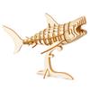 3D Wooden Puzzle TG274 Shark with Japanese Instructions Tsukurundesu®