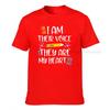 I Am Their Voice They Are My Heart Gift For Sped Teachers Unisex Tshirt Top Tshirts T Shirt Popular Harajuku Family Gift Student