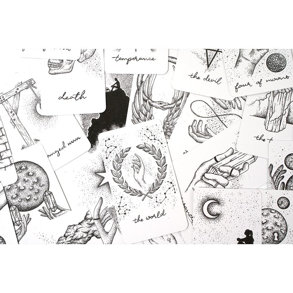 Колода Таро Блуждающей Луны, игра для вечеринок, гадание на Пророке, Таро для начинающих