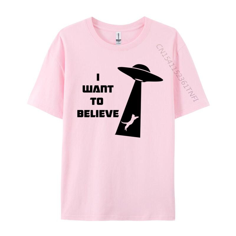 Unisex TShirt Funny Cat Ufo TShirts Prevalent Male Top TShirt Tops Tees Casual Top TShirt Top Quality
