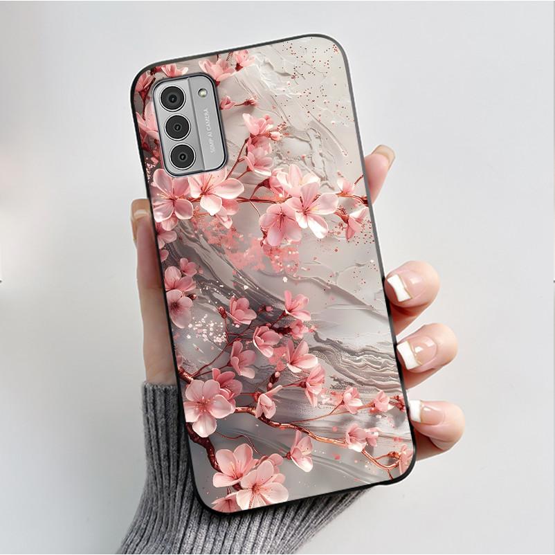 Для Nokia G42 Чехол Роскошный Цветок Бабочка Силиконовый Мягкий ТПУ Задняя Крышка для Nokia G42 G310 NokiaG42 G 310 NokiaG310 5G 2023 Чехол