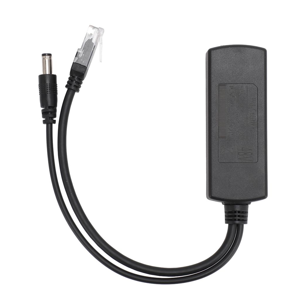 Gigabit PoE Splitter 10 100 1000Mbps 12V 2A Output Buffer Circuit Protection RJ45 Ethernet Splitter for Camera AP Voip
