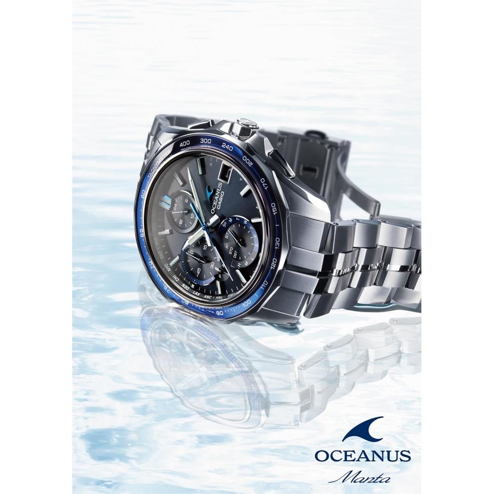 [Casio] Oceanus Manta Bluetooth радио с солнечным сапфировым стеклом безель OCW-S7000B-2AJF Мужской черный