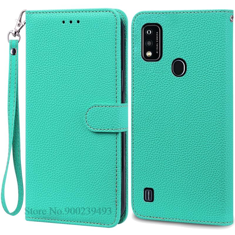 A51 Case For ZTE Blade A51 Case Soft Silicone Leather Flip Wallet Case For ZTE Blade A51 Case Back Cover Coque Fundas Etui