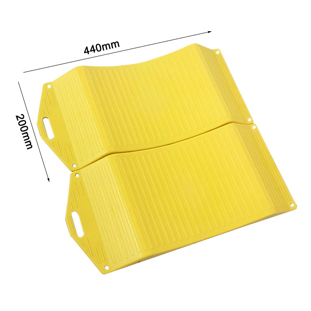 2pcs Tire Saver Ramps Tire Cradles Flat Spot Flat Tire Protection Car Accessories Anti Slip Tire Cradles Vehicle Travel Ramps