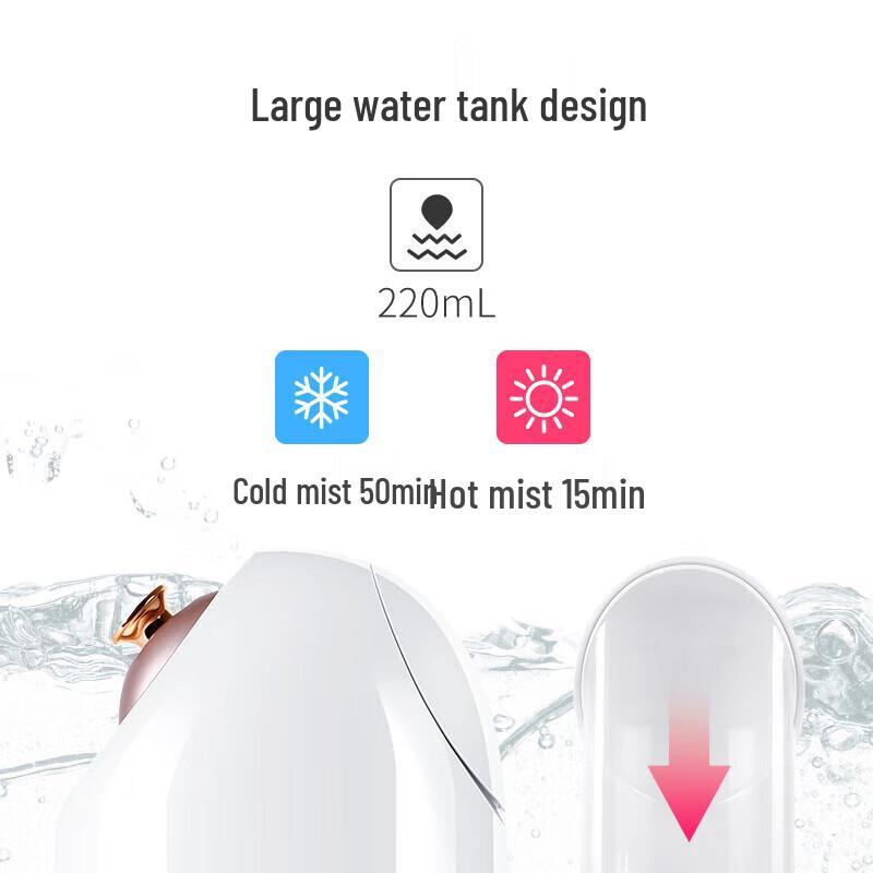 MKS NV8356 Nano Cold & Hot Dual Spray Facial Steamer