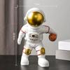 -Смоляная статуэтка Космическая фигурка Фигурка космонавта Украшение Скульптура для детской комнаты Книжной полки, Спальни,