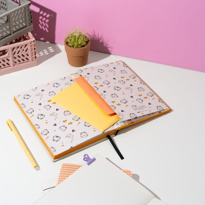 Cahiers, carnets de notes - Carnet de notes Erik, Garfield I'll rise but I won't shine (14,8x21cm)