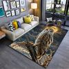 Barn Owl With Moonlit Sky suitable as a non-slip mat for the living room or bedroom sofa