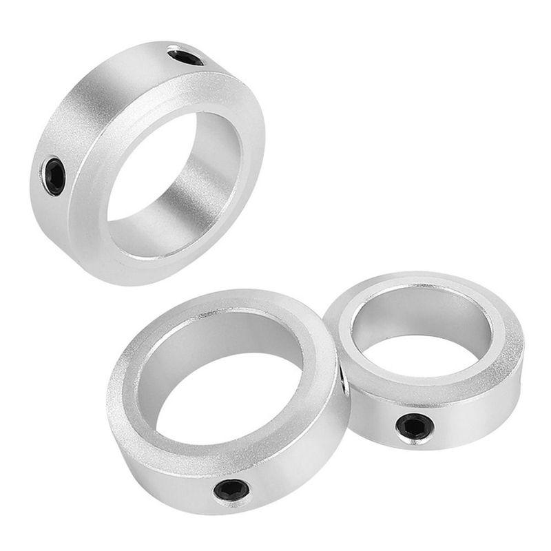 1Pcs 6-30mm Diameter Shaft Collar Stop Screw Type Fixed Locking Limit Rings Clamp Collar Retaining Ring Retainer Locator
